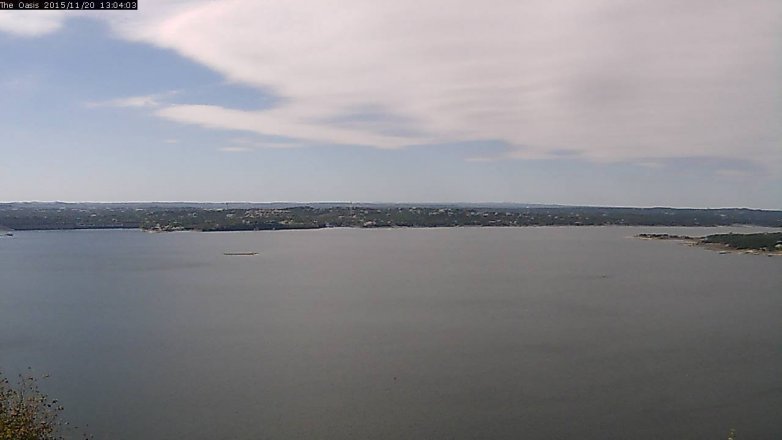 Lake Travis webcam, November 20, 2015 12:10 PM CT