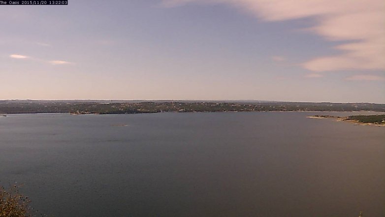 Lake Travis webcam, November 20, 2015 12:30 PM CT