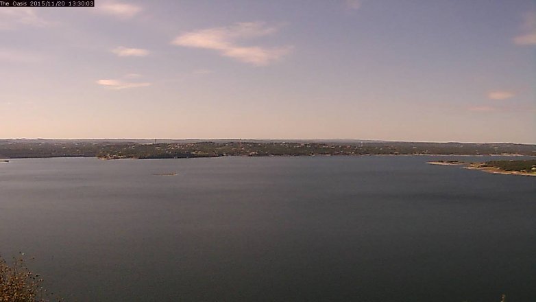 Lake Travis webcam, November 20, 2015 12:35 PM CT