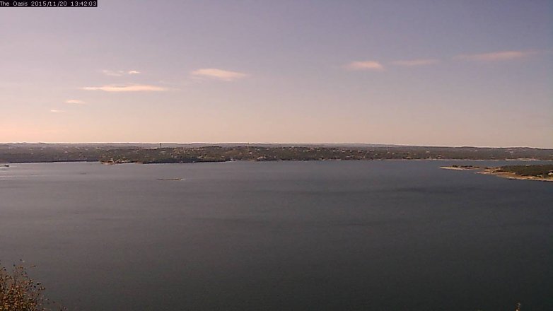 Lake Travis webcam, November 20, 2015 12:50 PM CT