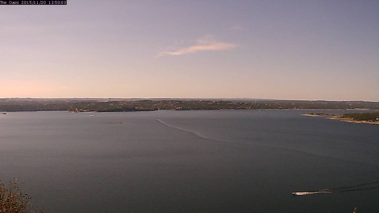 Lake Travis webcam, November 20, 2015 12:55 PM CT