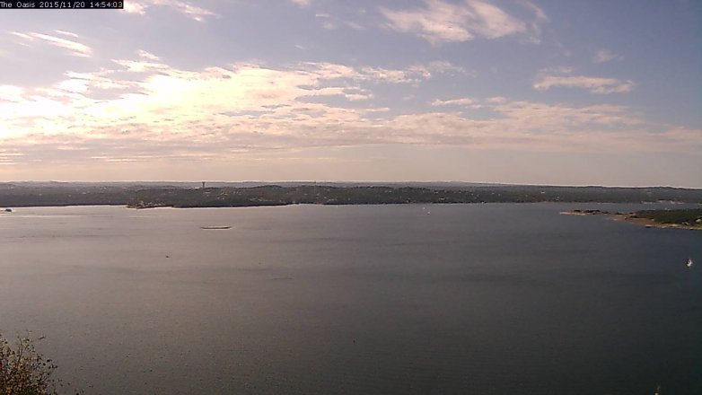 Lake Travis webcam, November 20, 2015 2:00 PM CT