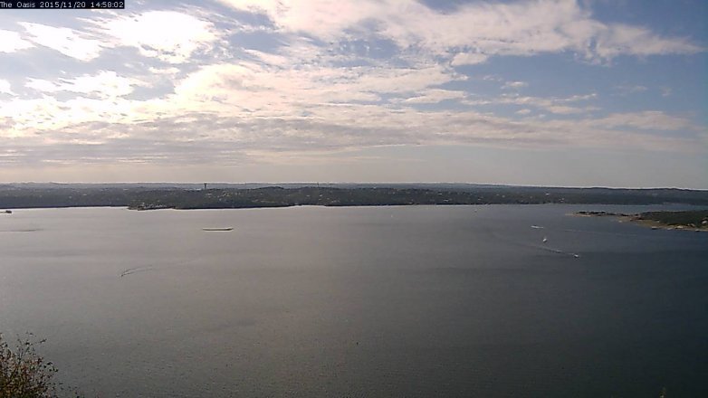 Lake Travis webcam, November 20, 2015 2:05 PM CT