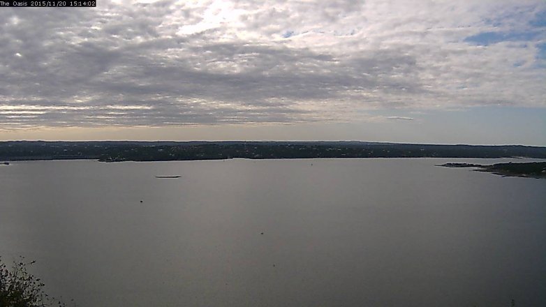 Lake Travis webcam, November 20, 2015 2:20 PM CT