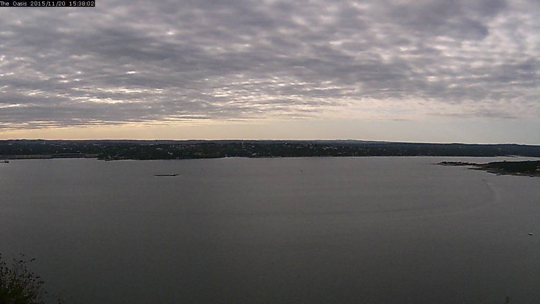 Lake Travis webcam, November 20, 2015 2:45 PM CT