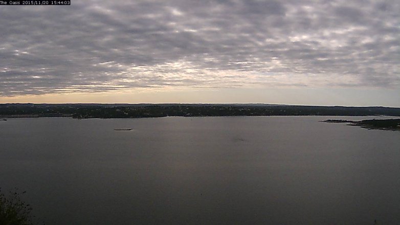 Lake Travis webcam, November 20, 2015 2:50 PM CT
