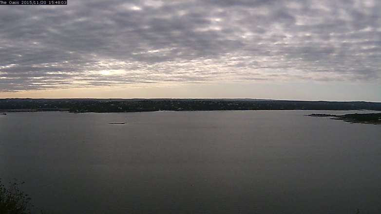 Lake Travis webcam, November 20, 2015 2:55 PM CT
