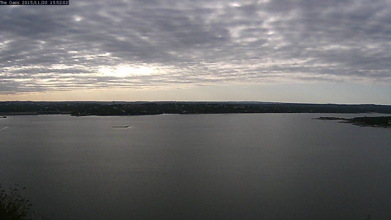 Lake Travis webcam, November 20, 2015 3:00 PM CT