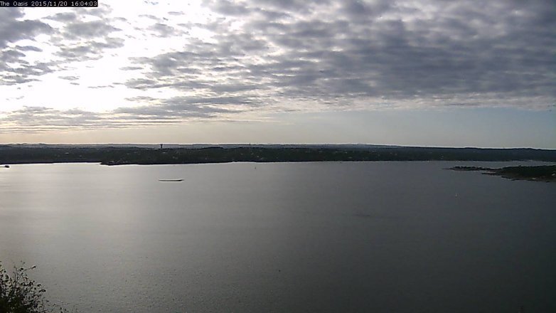 Lake Travis webcam, November 20, 2015 3:10 PM CT