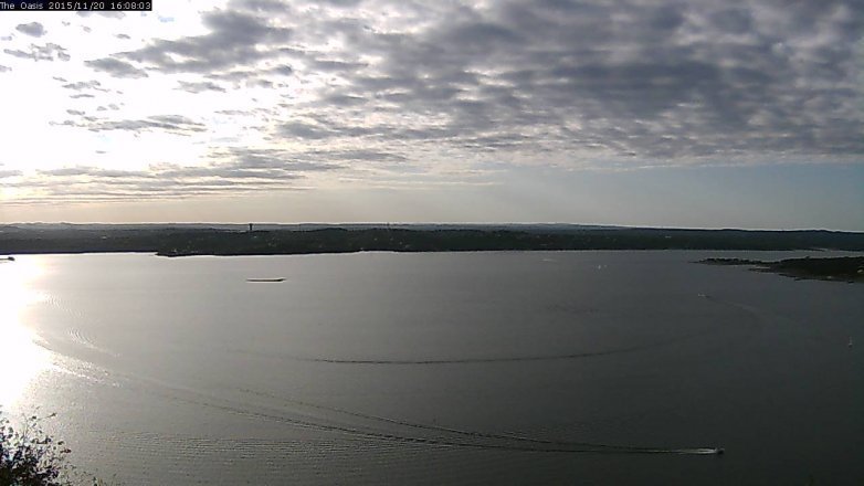 Lake Travis webcam, November 20, 2015 3:15 PM CT
