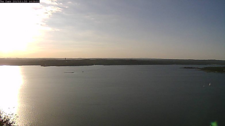 Lake Travis webcam, November 20, 2015 3:35 PM CT