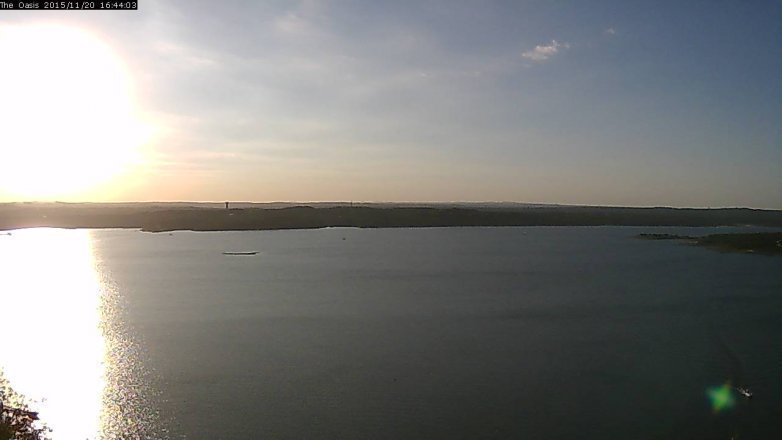 Lake Travis webcam, November 20, 2015 3:50 PM CT