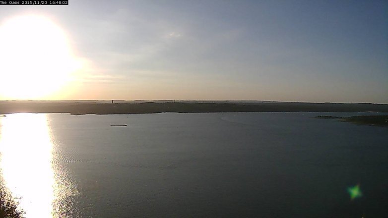 Lake Travis webcam, November 20, 2015 3:55 PM CT