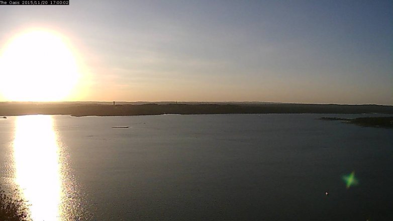 Lake Travis webcam, November 20, 2015 4:05 PM CT