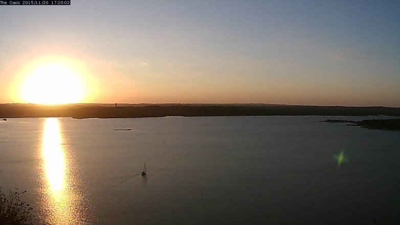 Lake Travis webcam, November 20, 2015 4:25 PM CT