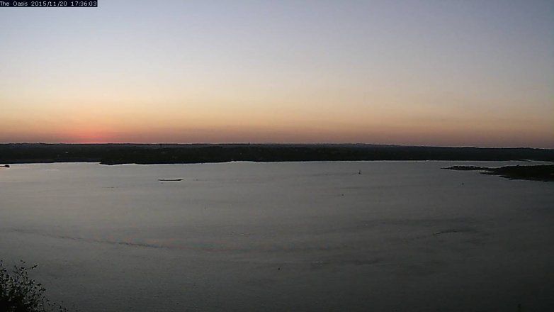 Lake Travis webcam, November 20, 2015 4:40 PM CT