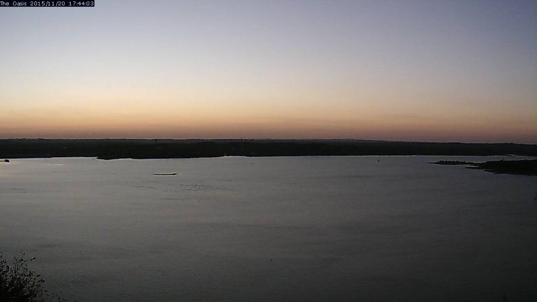 Lake Travis webcam, November 20, 2015 4:50 PM CT