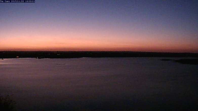 Lake Travis webcam, November 20, 2015 5:05 PM CT