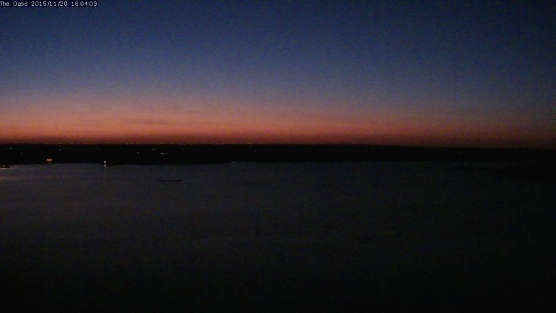Lake Travis webcam, November 20, 2015 5:10 PM CT