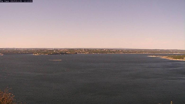 Lake Travis webcam, November 21, 2015 10:20 AM CT