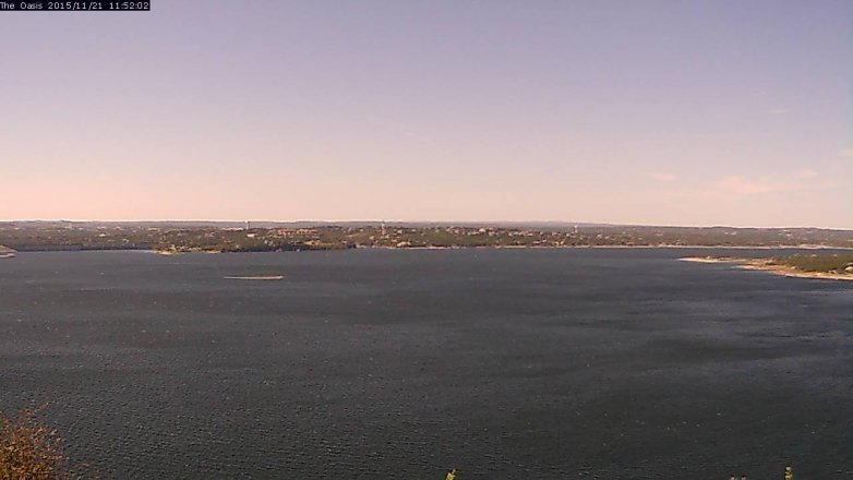 Lake Travis webcam, November 21, 2015 11:00 AM CT