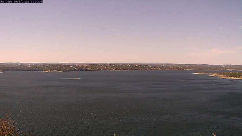 Lake Travis webcam, November 21, 2015 11:05 AM CT