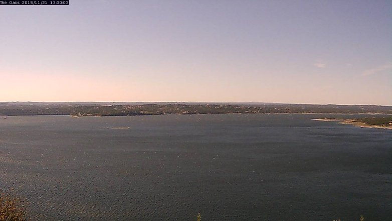 Lake Travis webcam, November 21, 2015 12:40 PM CT