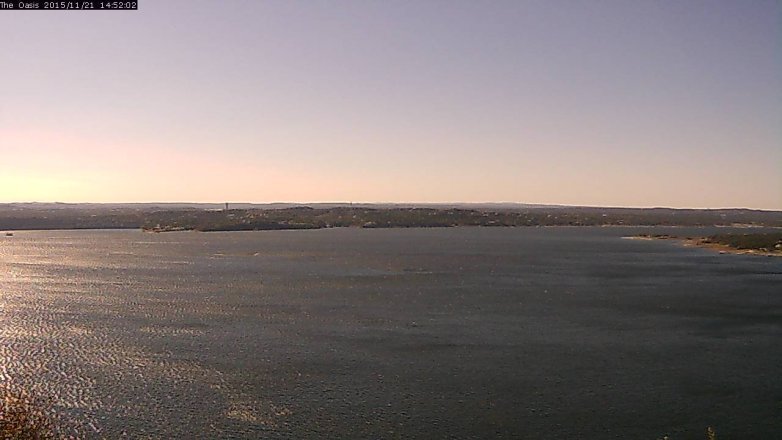 Lake Travis webcam, November 21, 2015 2:00 PM CT
