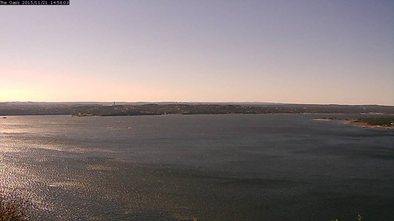 Lake Travis webcam, November 21, 2015 2:05 PM CT