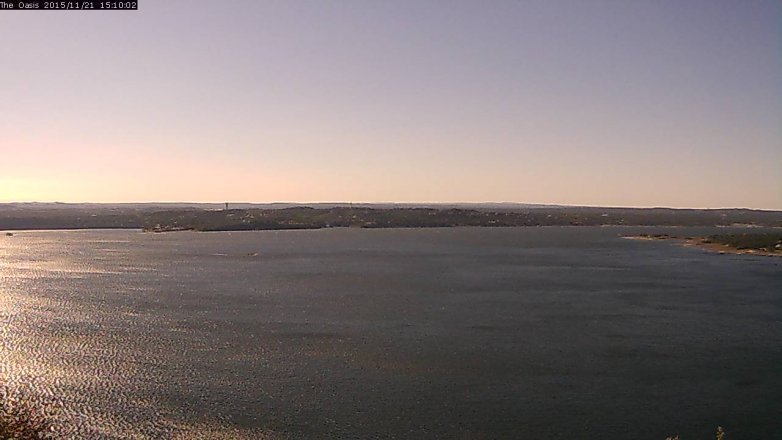Lake Travis webcam, November 21, 2015 2:15 PM CT