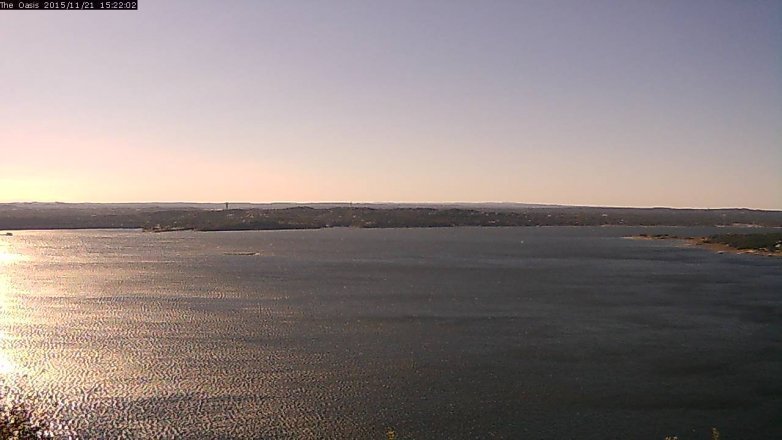 Lake Travis webcam, November 21, 2015 2:30 PM CT