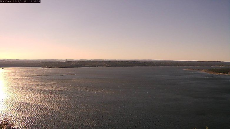 Lake Travis webcam, November 21, 2015 2:40 PM CT