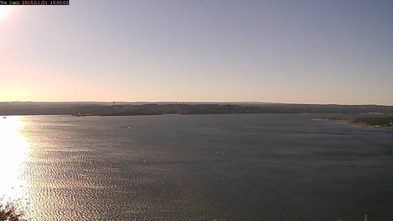 Lake Travis webcam, November 21, 2015 3:00 PM CT