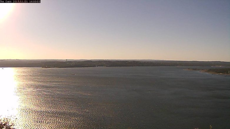 Lake Travis webcam, November 21, 2015 3:05 PM CT