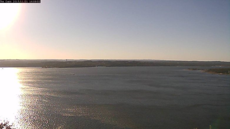 Lake Travis webcam, November 21, 2015 3:15 PM CT