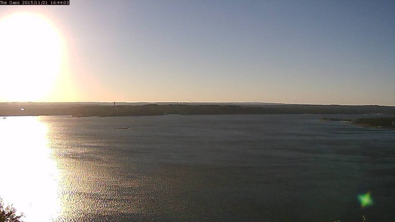 Lake Travis webcam, November 21, 2015 3:50 PM CT