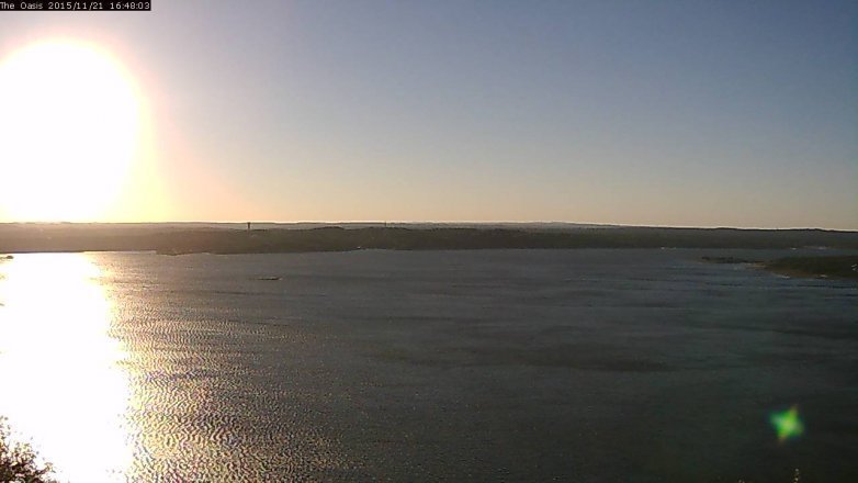 Lake Travis webcam, November 21, 2015 3:55 PM CT