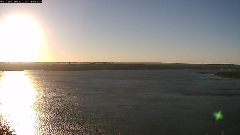 Lake Travis webcam, November 21, 2015 4:00 PM CT