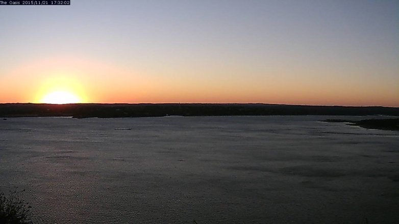 Lake Travis webcam, November 21, 2015 4:40 PM CT