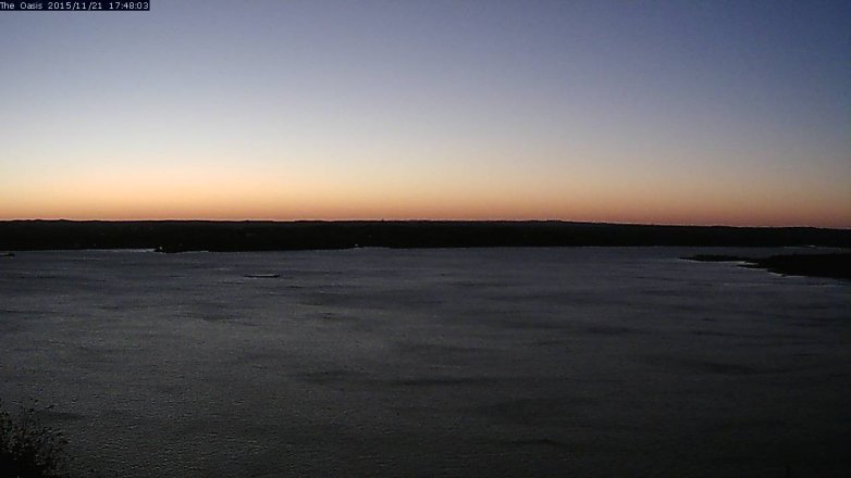 Lake Travis webcam, November 21, 2015 4:55 PM CT