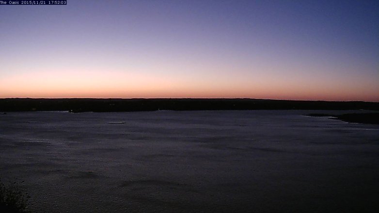 Lake Travis webcam, November 21, 2015 5:00 PM CT