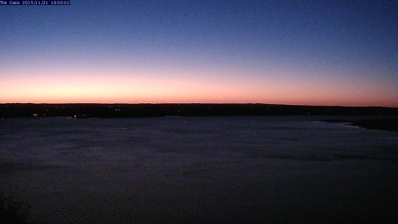 Lake Travis webcam, November 21, 2015 5:05 PM CT