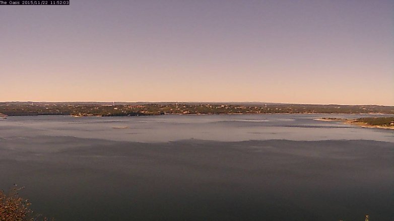 Lake Travis webcam, November 22, 2015 11:00 AM CT