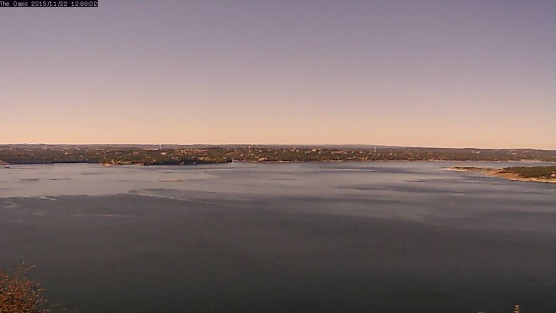 Lake Travis webcam, November 22, 2015 11:15 AM CT