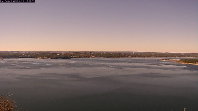 Lake Travis webcam, November 22, 2015 11:35 AM CT