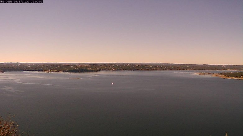 Lake Travis webcam, November 22, 2015 12:05 PM CT