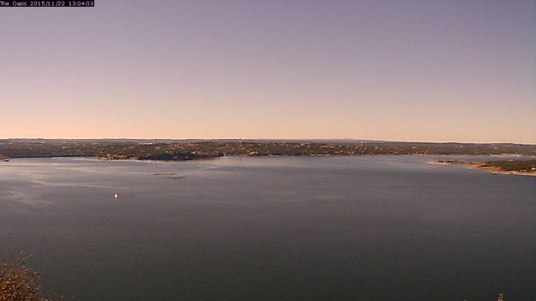 Lake Travis webcam, November 22, 2015 12:10 PM CT