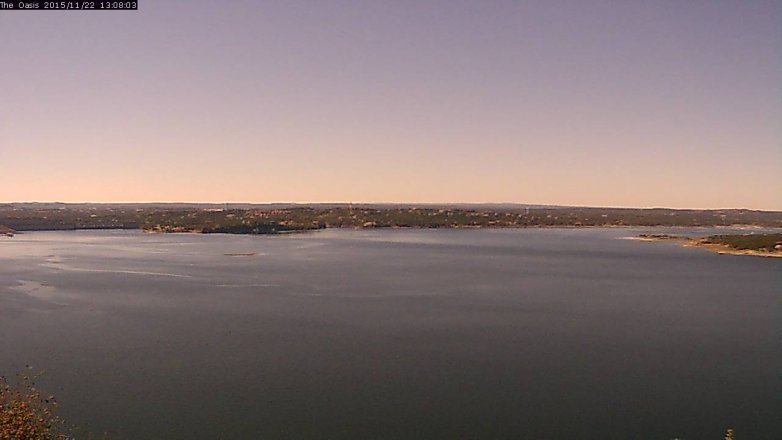 Lake Travis webcam, November 22, 2015 12:15 PM CT