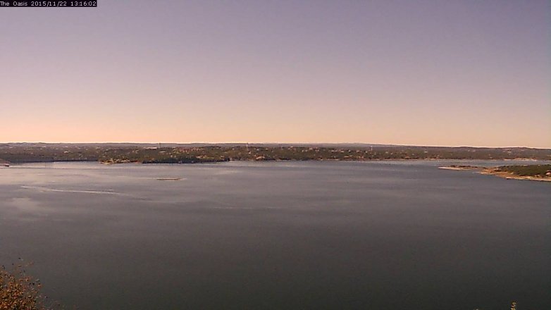 Lake Travis webcam, November 22, 2015 12:20 PM CT