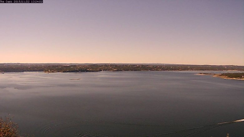 Lake Travis webcam, November 22, 2015 12:30 PM CT